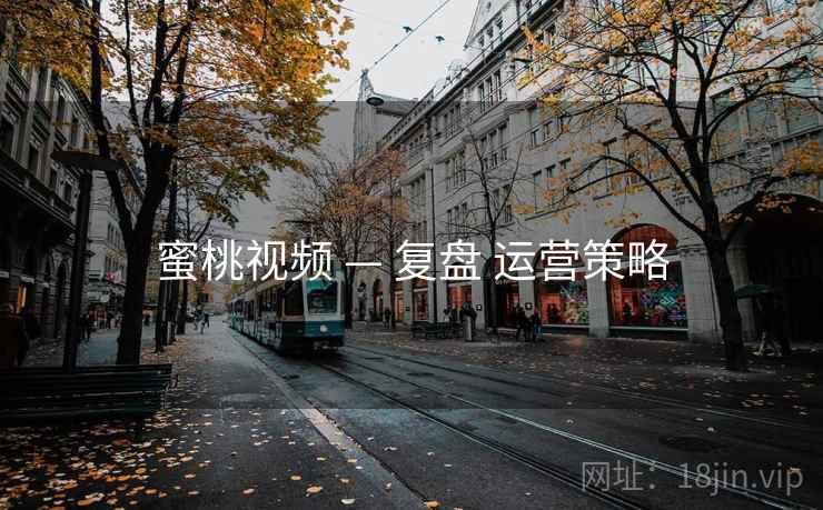 蜜桃视频 — 复盘 运营策略