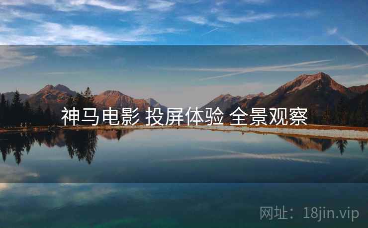 神马电影 投屏体验 全景观察