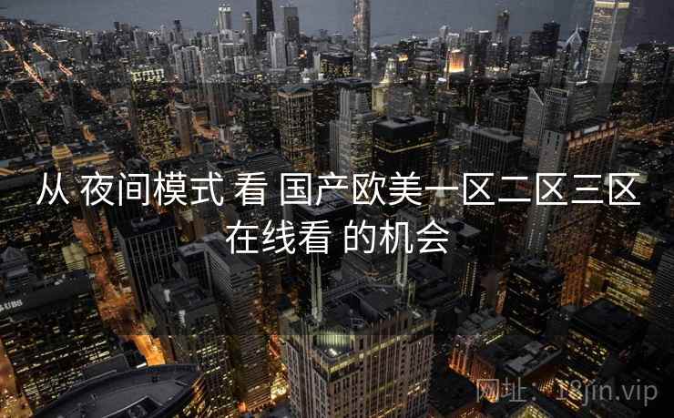 从 夜间模式 看 国产欧美一区二区三区在线看 的机会