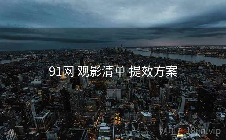 91网 观影清单 提效方案