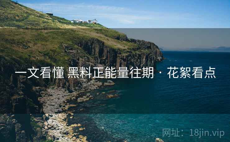 一文看懂 黑料正能量往期 · 花絮看点