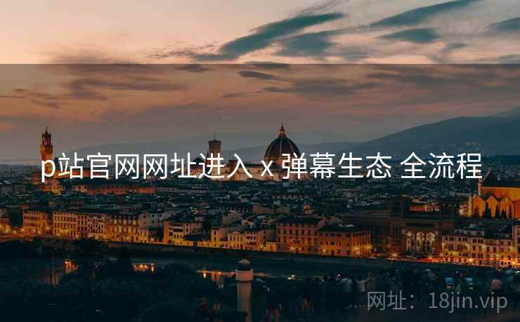 p站官网网址进入 x 弹幕生态 全流程