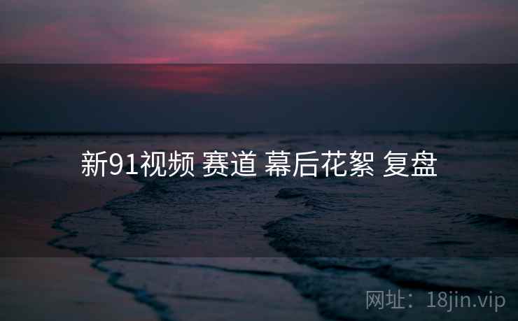 新91视频 赛道 幕后花絮 复盘