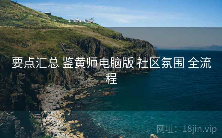 要点汇总 鉴黄师电脑版 社区氛围 全流程
